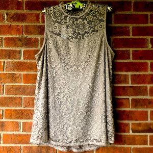 NWT Lace Swing Tank Blouse